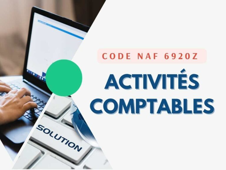 Code APE NAF 6920Z activités comptables